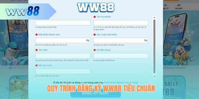Chi tiết các bước đăng ký WW88 cơ bản