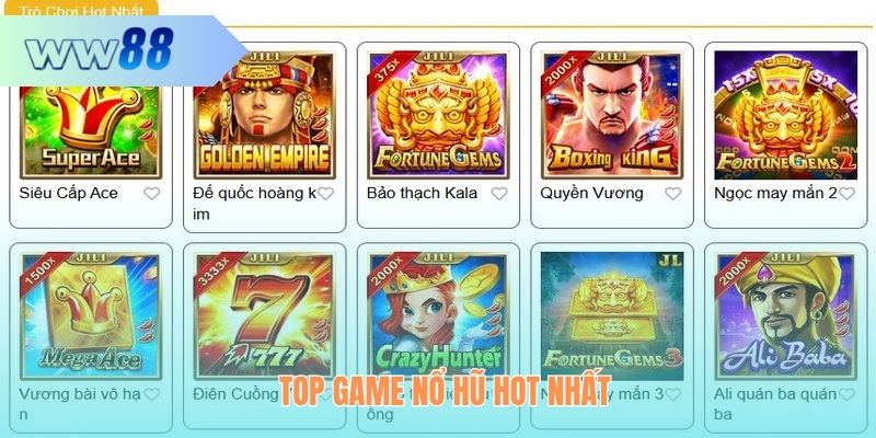 Top Game Nổ Hũ Hot Nhất
