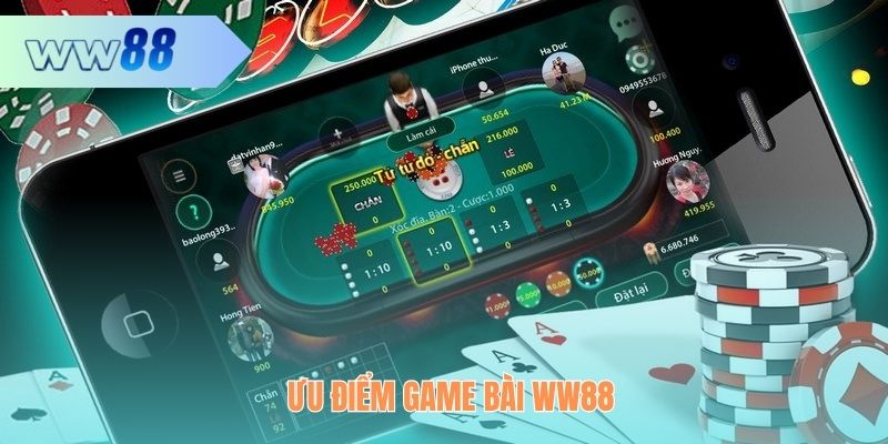Ưu điểm game bài WW88